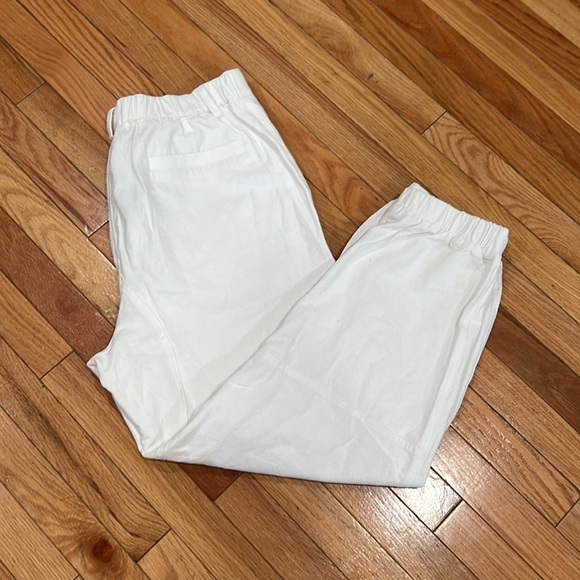 NWT🌸UTCOCO COLLECTION white joggers pants with pockets - Picture 17 of 17